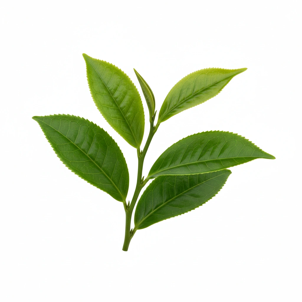 GREEN TEA LEAF, CUT AND SIFTED